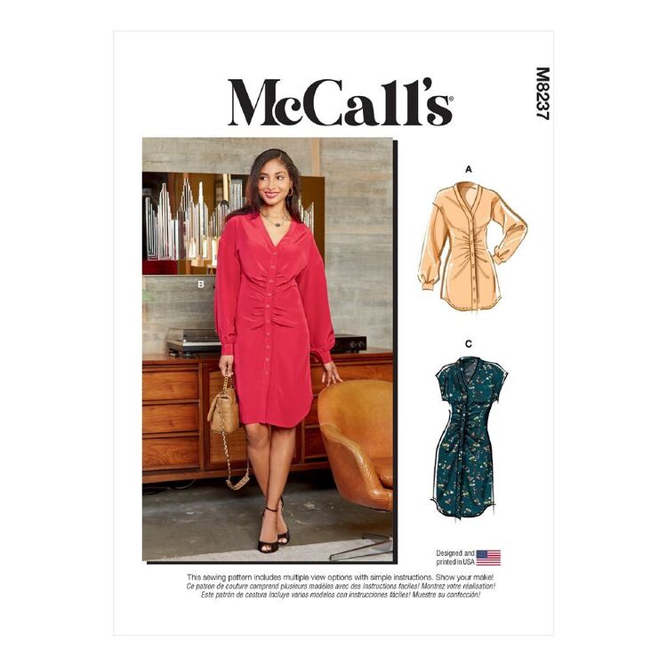 McCall's Sewing Pattern M8237 Misses' Tunic & Dresses