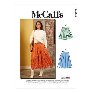 McCall's Sewing Pattern M8248 Misses' Skirts