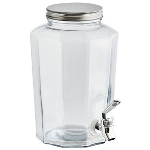 Circleware Jiselle Dispenser With Tin Lid Clear