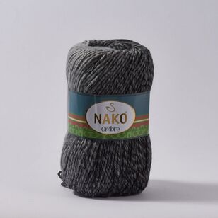 Nako Ombre 12 Ply Yarn Charcoal Grey 100 g