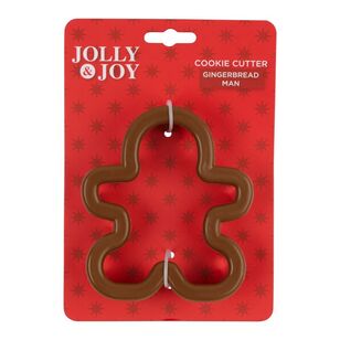 Jolly & Joy Gingerbread Man Cookie Cutter Brown 11 cm