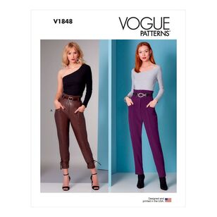 Vogue Sewing Pattern V1848 Misses' Pants