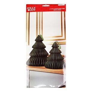 Jolly & Joy Honeycomb Tree 2 Pack Green