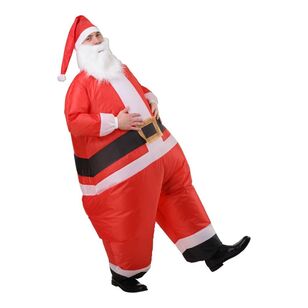 Jolly & Joy Inflatable Santa Adult Costume Red