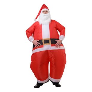 Jolly & Joy Inflatable Santa Adult Costume Red