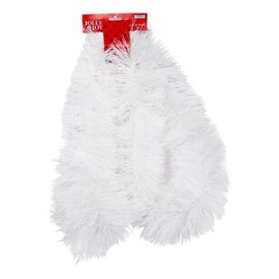 Jolly & Joy Christmas Luxe Tinsel White 2 m