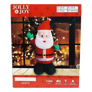 Jolly & Joy 120 cm Inflatable Santa Red & White 120 cm