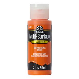 Folk Art Multi-Surface 59 mL Acrylic Paint  Pure Orange 59 mL