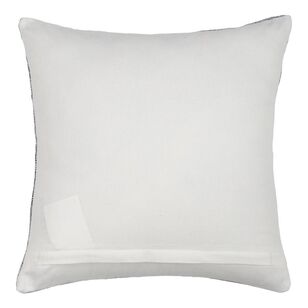 Brampton House Hudson Text Cushion Blue 45 x 45 cm