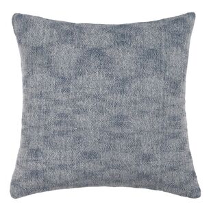 Brampton House Hudson Text Cushion Blue 45 x 45 cm