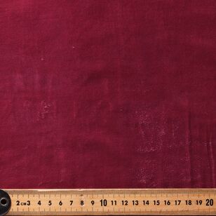 Plain 112 cm Costume Velveteen Fabric Red 112 cm