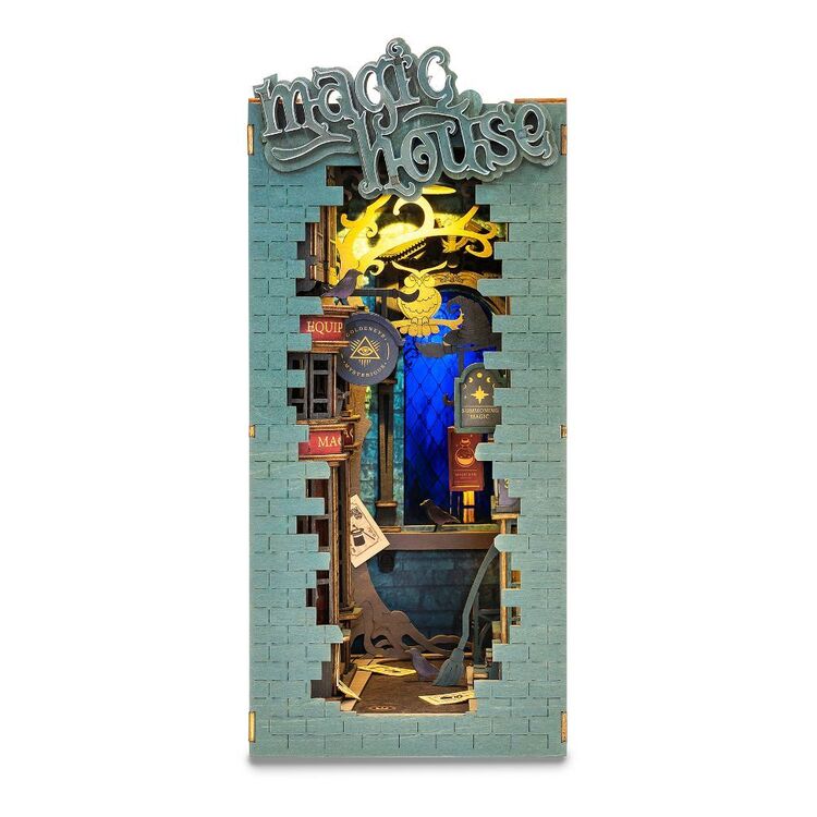 Robotime Rolife Magic House DIY Stories In Books Kit Multicoloured