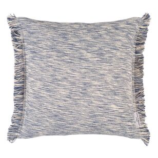 Logan & Mason Home Miley Cotton Slub Cushion Navy 50 x 50 cm