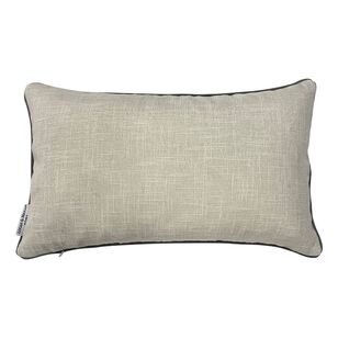 Logan & Mason Home Amelia Velvet Feather Cushion II Sage 35 x 60 cm