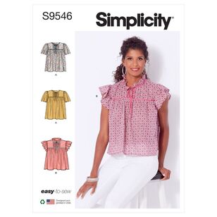 Simplicity Sewing Pattern S9546 Misses' Tops 4 - 16