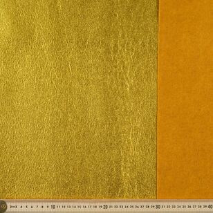 Plain 60 cm Metallic Felt Fabric Gold 60 cm