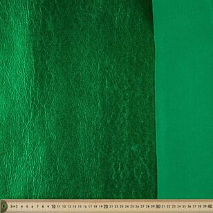 Plain 60 cm Metallic Felt Fabric Green 60 cm