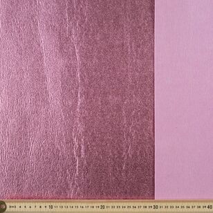 Plain 60 cm Metallic Felt Fabric Pink 60 cm