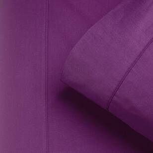 KOO 250 Thread Count Bolster Fitted Sheet Set Berry