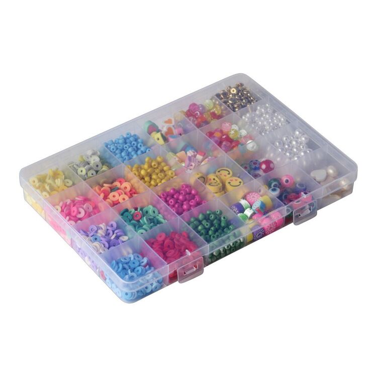 Crafter's Choice Faux Pearl & Plastic Fimo Bead Kit Multicoloured