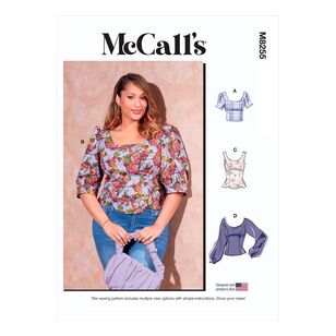 McCall's Sewing Pattern M8255 Misses' & Women's Tops