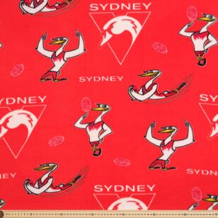 Sydney Swans AFL 148 cm Polyester Fleece Multicoloured 148 cm