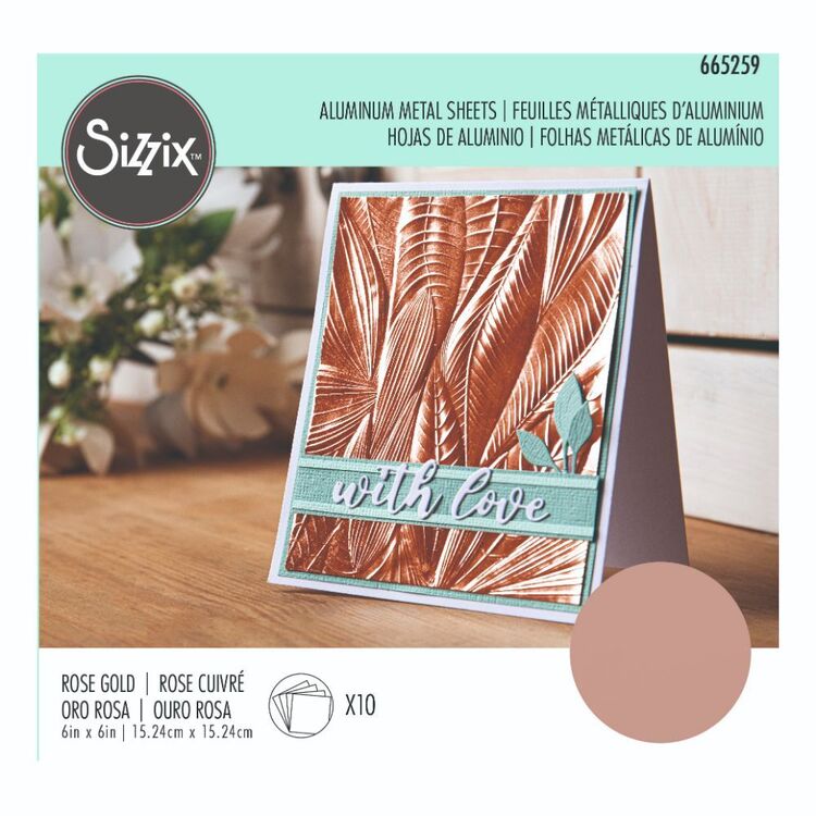 Sizzix Effectz - Decorative Foil Sheets, Silver, 10PK