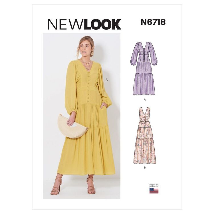 New Look Sewing Pattern N6718 Misses' Dresses 8 - 20