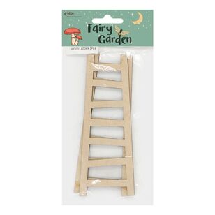 Ribtex Fairy Garden Wood Ladders Natural 15 cm