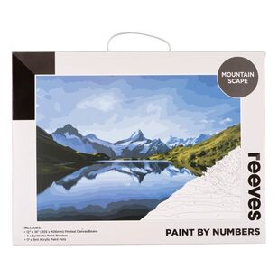 Reeves Mountain Scape Paint By Numbers Kit Mountain 12 x 16 in