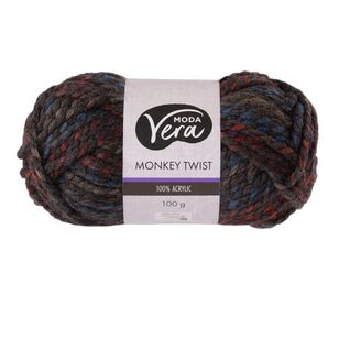 Moda Vera Monkey Twist Yarn Midnight 100 g