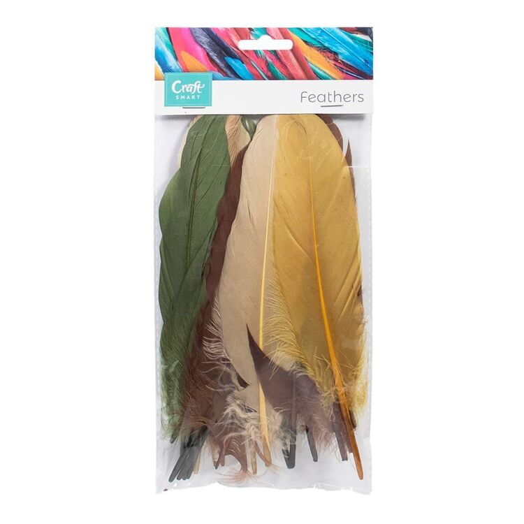 Peacock Swords Stem Jewel Mix Dyed Feather | Buy Craft Feathers