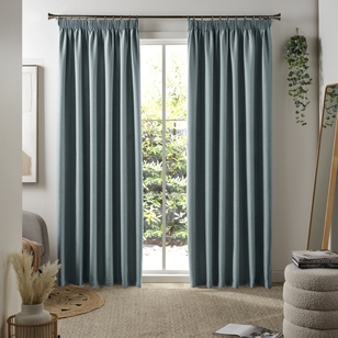 Caprice Sawyer Triple Weave Pencil Pleat Curtains Marine