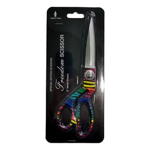 Timber & Thread Freedom Zebra Scissor Multicoloured 8 in