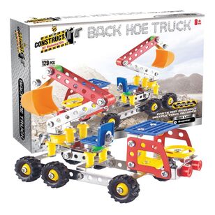 Construct-It! Back Hoe Truck  Multicoloured