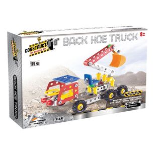 Construct-It! Back Hoe Truck  Multicoloured