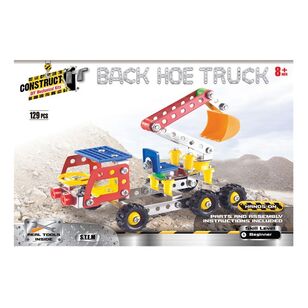 Construct-It! Back Hoe Truck  Multicoloured