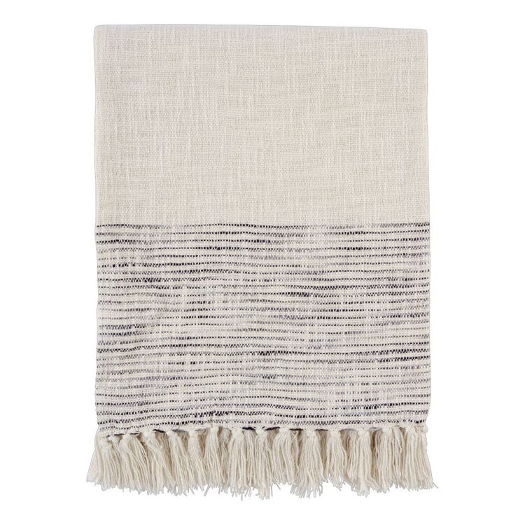 KOO Haze Rhodes Woven Throw Blue 127 x 152 cm