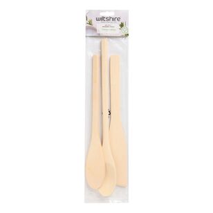 Wiltshire Classic Wooden Utensils Set 3 Piece Natural