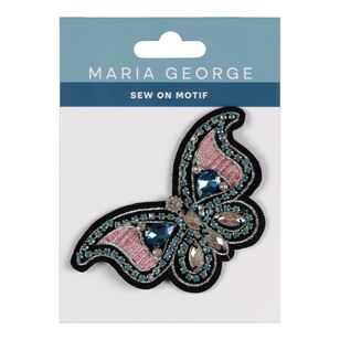 Maria George Fancy Butterfly Sew On Motif Multicoloured