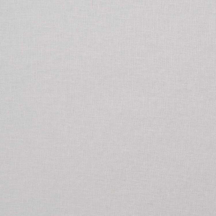 KOO Loft Linen Blend Concealed Tab Top Curtains Silver