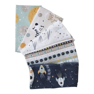 Starry Adventures Fat Quarter Bundle Multicoloured 49 x 52 cm