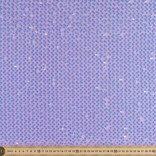 Plain #2 130 cm Sequin Tulle Purple 130 cm