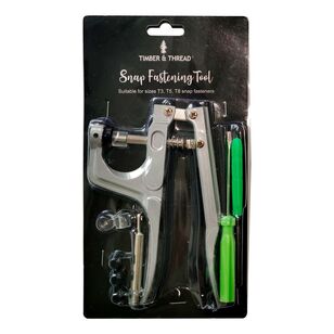 Timber & Thread Snap Fast Plastic Plier Set Silver