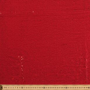 Plain 112 cm Waterfall Sequin Fabric Red 112 cm