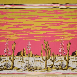50's Vintage Dame Arizona Sunset 127 cm Cotton Sateen Multicoloured 127 cm