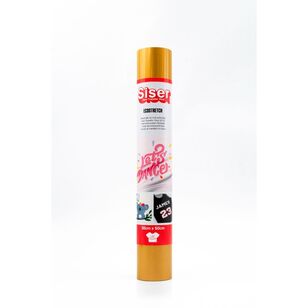 Siser Ecostretch Heat Transfer Vinyl Gold 30 x 50 cm