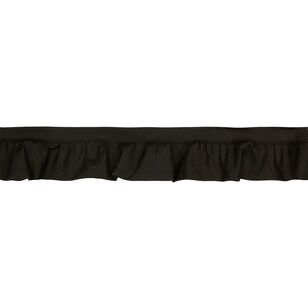 Simplicity Ruffle QB Trim Black 50 mm