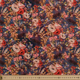 Flower Fairies Poppies & Friends 112 cm Cotton Fabric Purple 112 cm