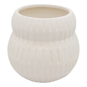 Ombre Home Thalia Small Planter White 12 x 12 x 11 cm